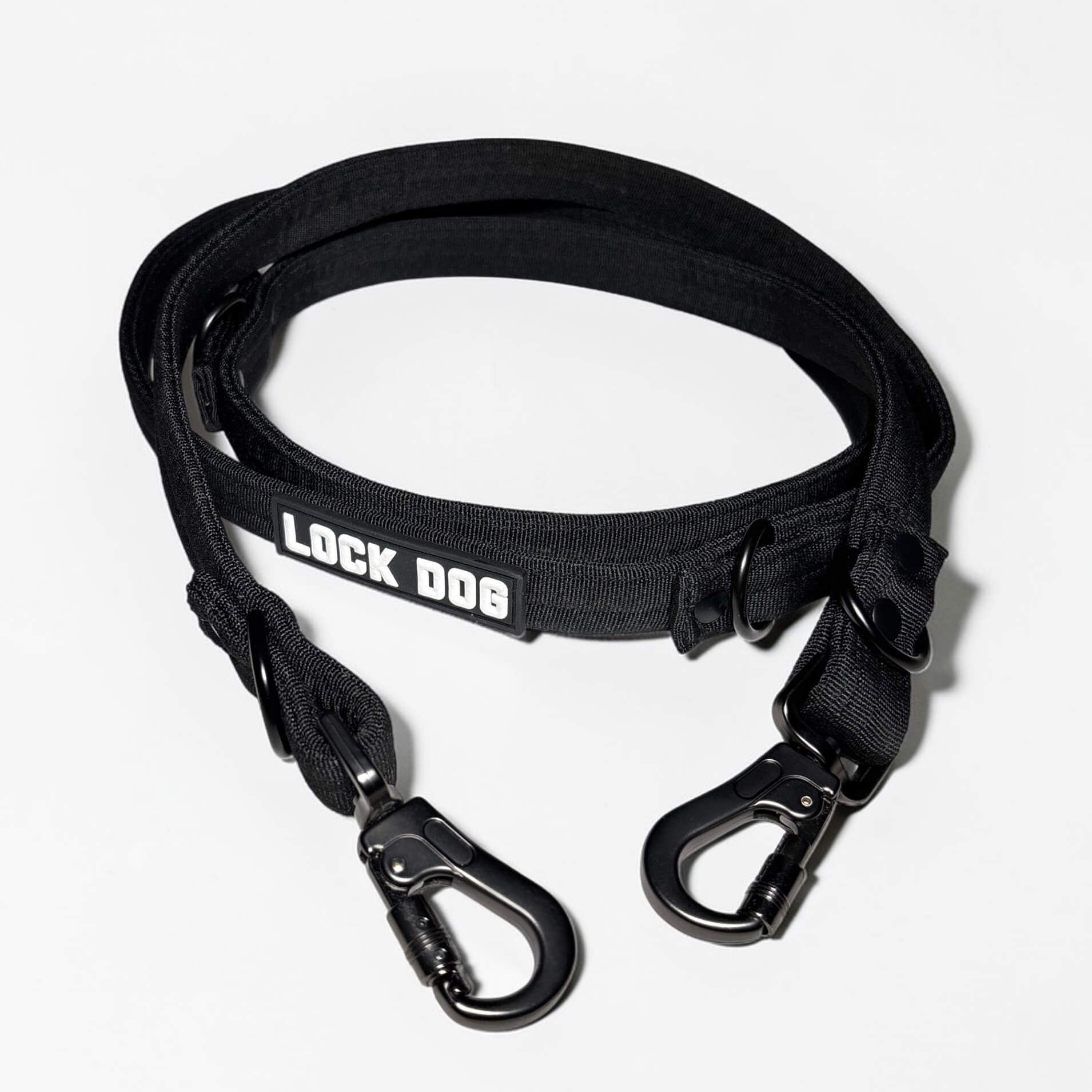 LOCK DOG bissfeste Hundeleine mit Karabiner