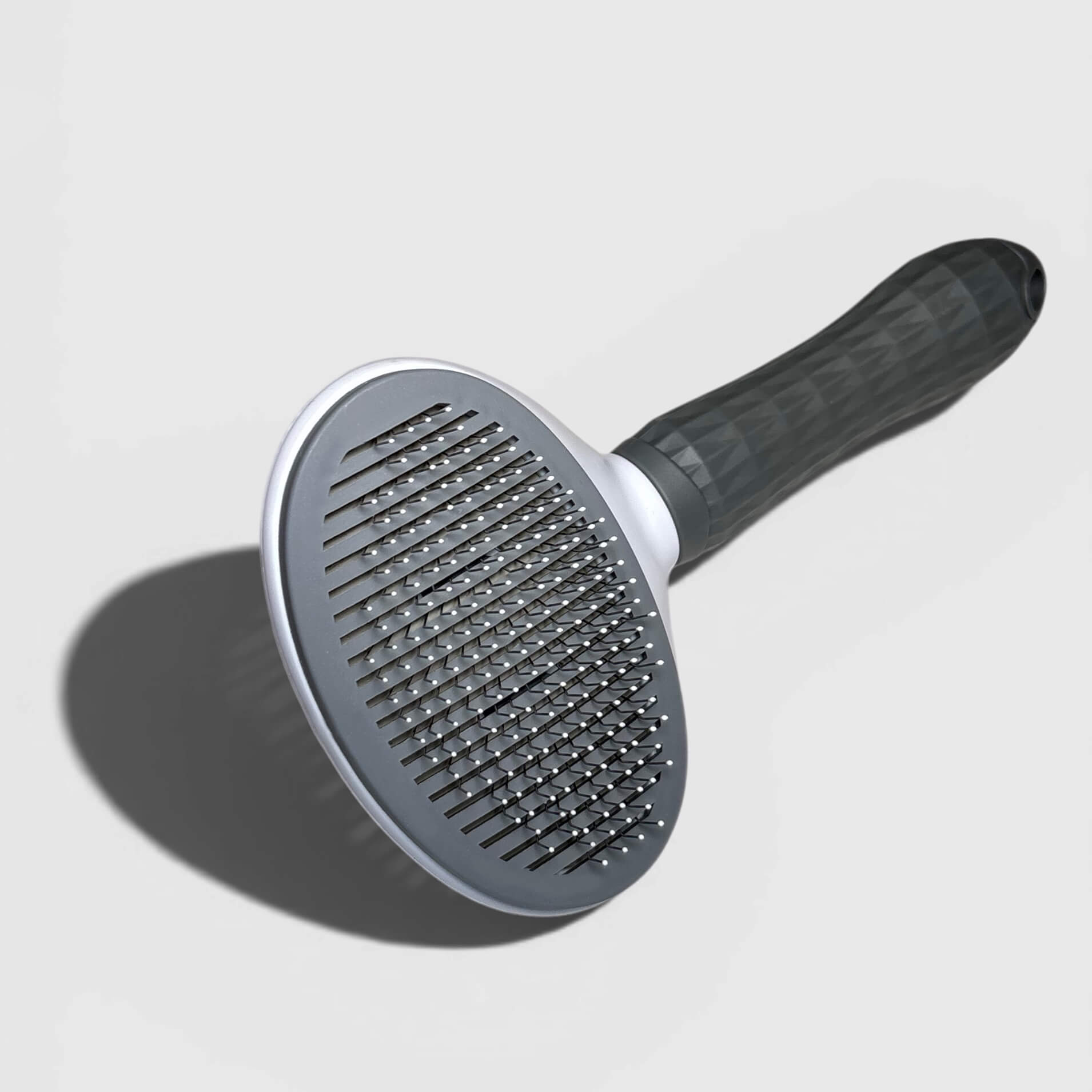 selbstreinigende Hunde- und Katzenbürste für langes Fell