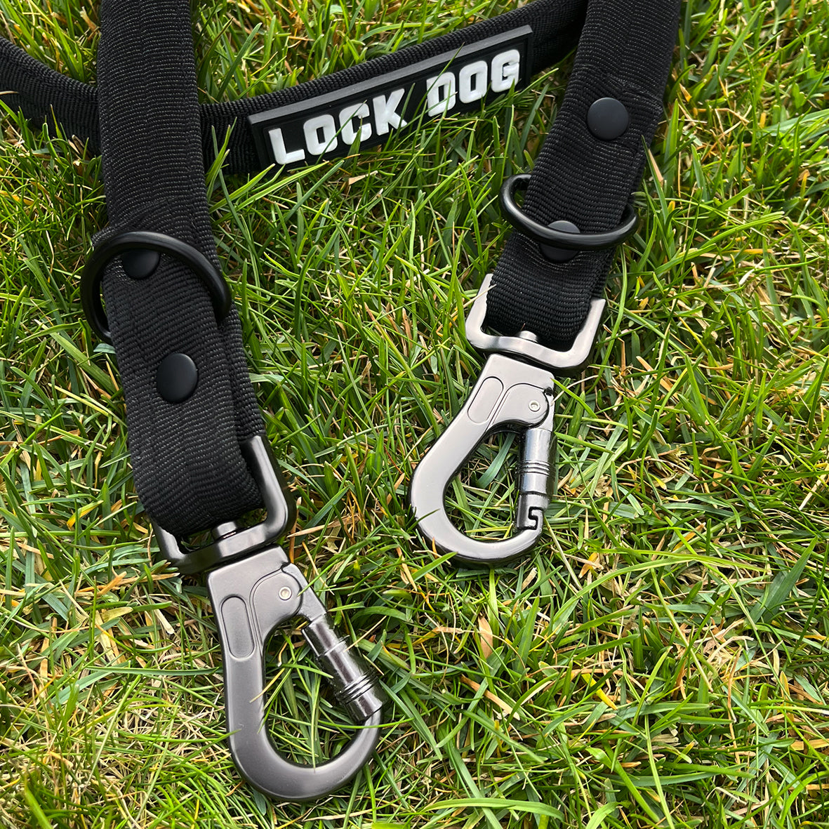 LOCK DOG bissfeste Hundeleine mit Klick-Karabiner