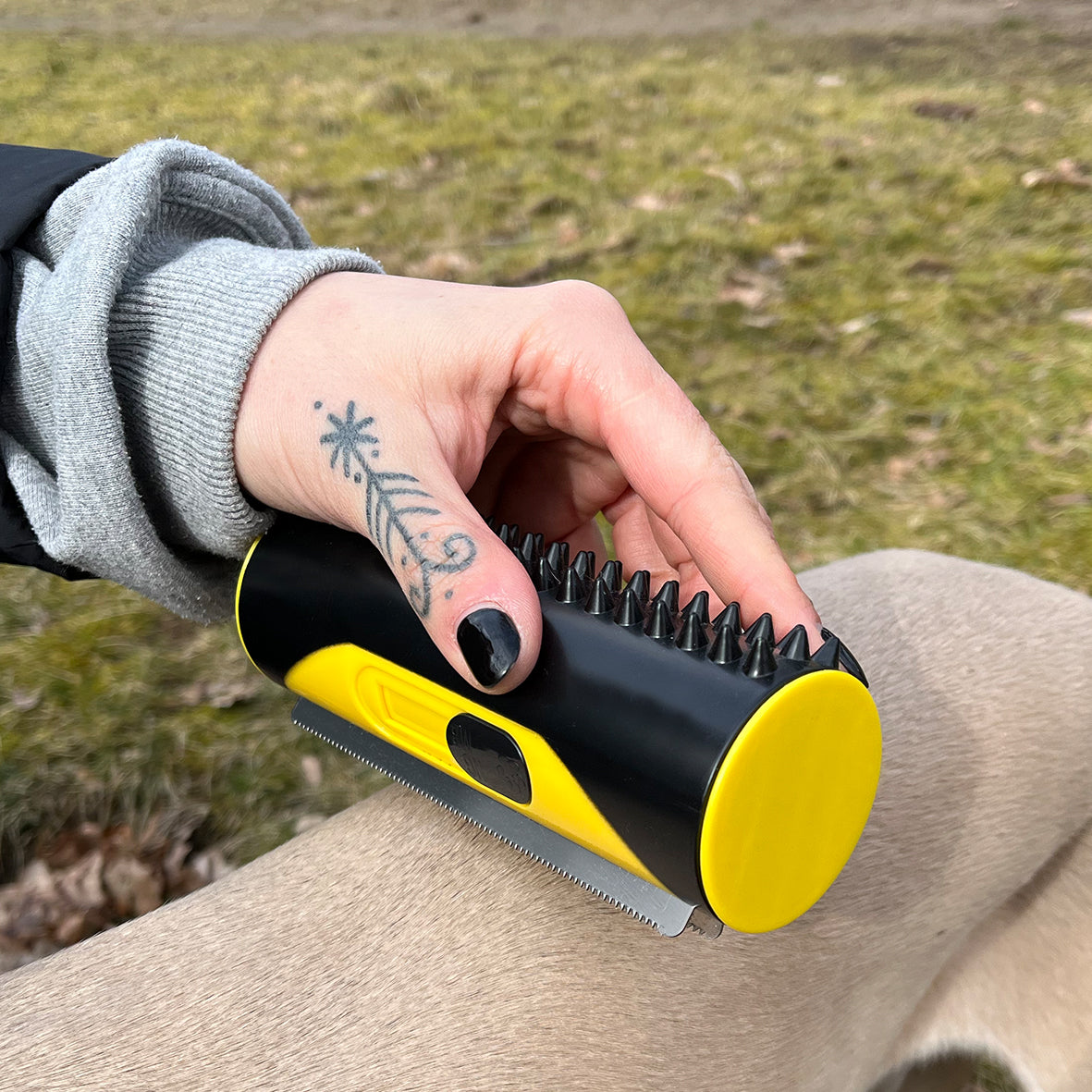 Tierhaarbürste für Fellwechsel - kurzes Fell