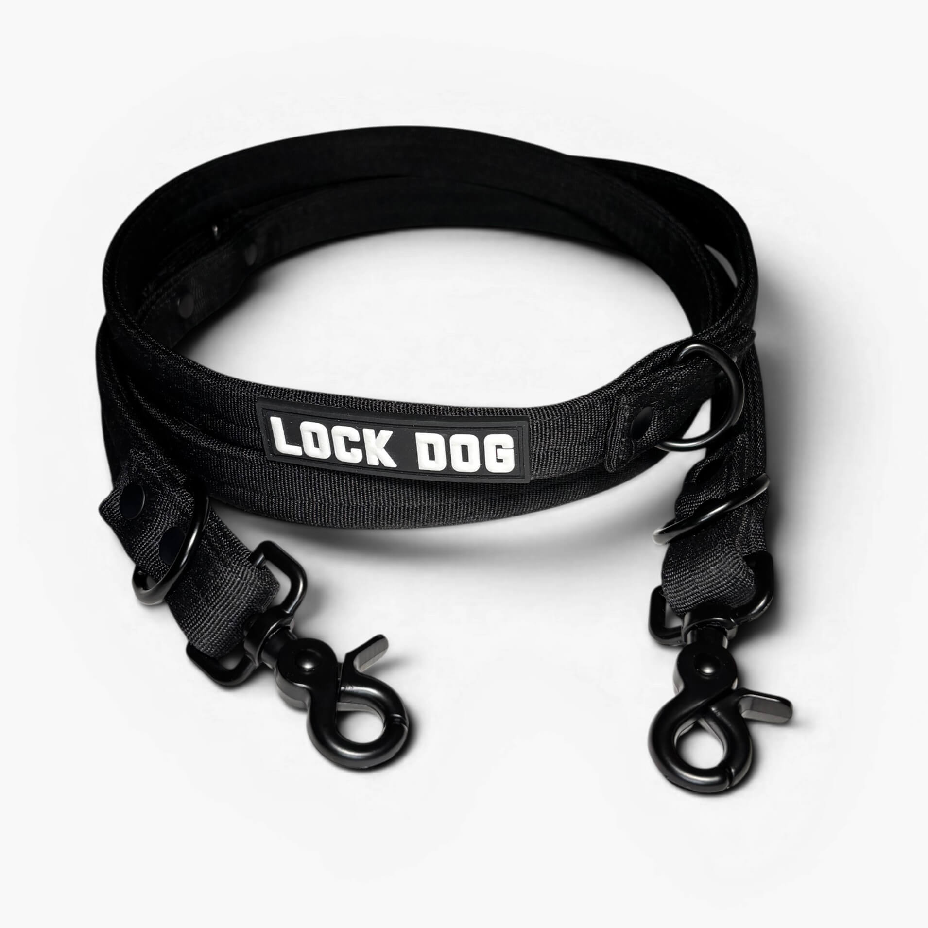 LOCK DOG bissfeste Hundeleine mit Scherenkarabiner