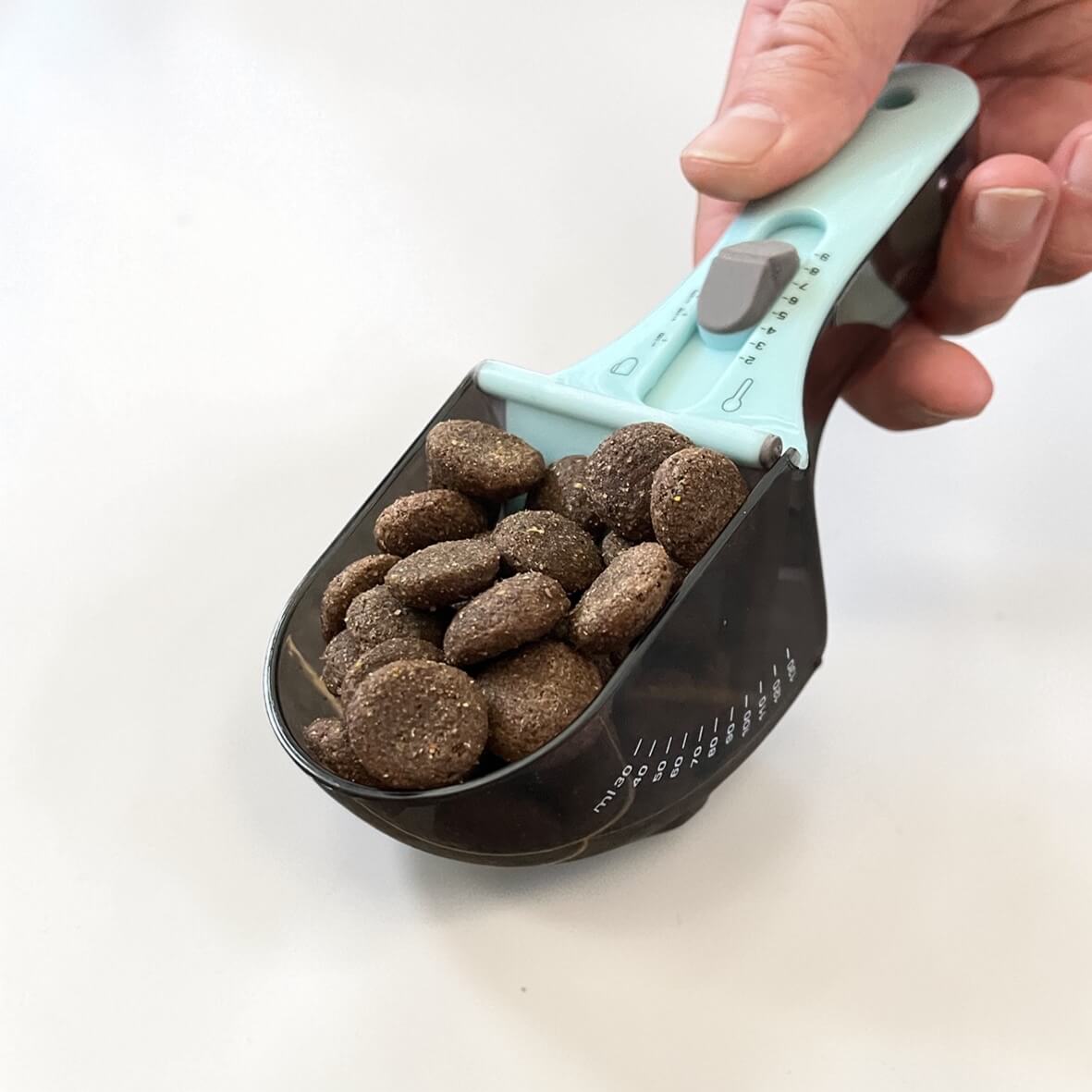 Measuring spoons for dog food and liquids 