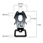 LOCK DOG bissfeste Hundeleine mit Frosch-Clip