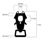 LOCK DOG bite-proof dog leash with frog clip