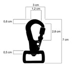 LOCK DOG bissfeste Hundeleine mit Karabiner