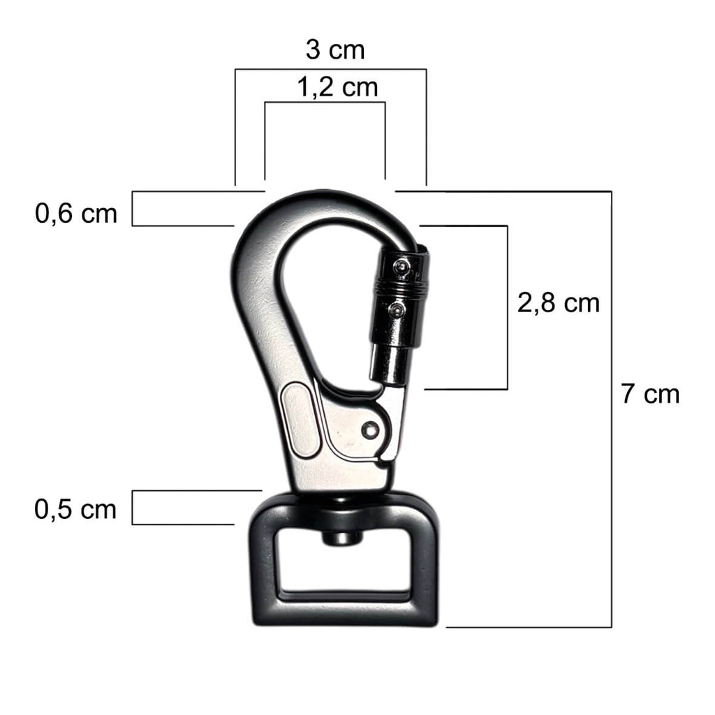 LOCK DOG bissfeste Hundeleine mit Karabiner