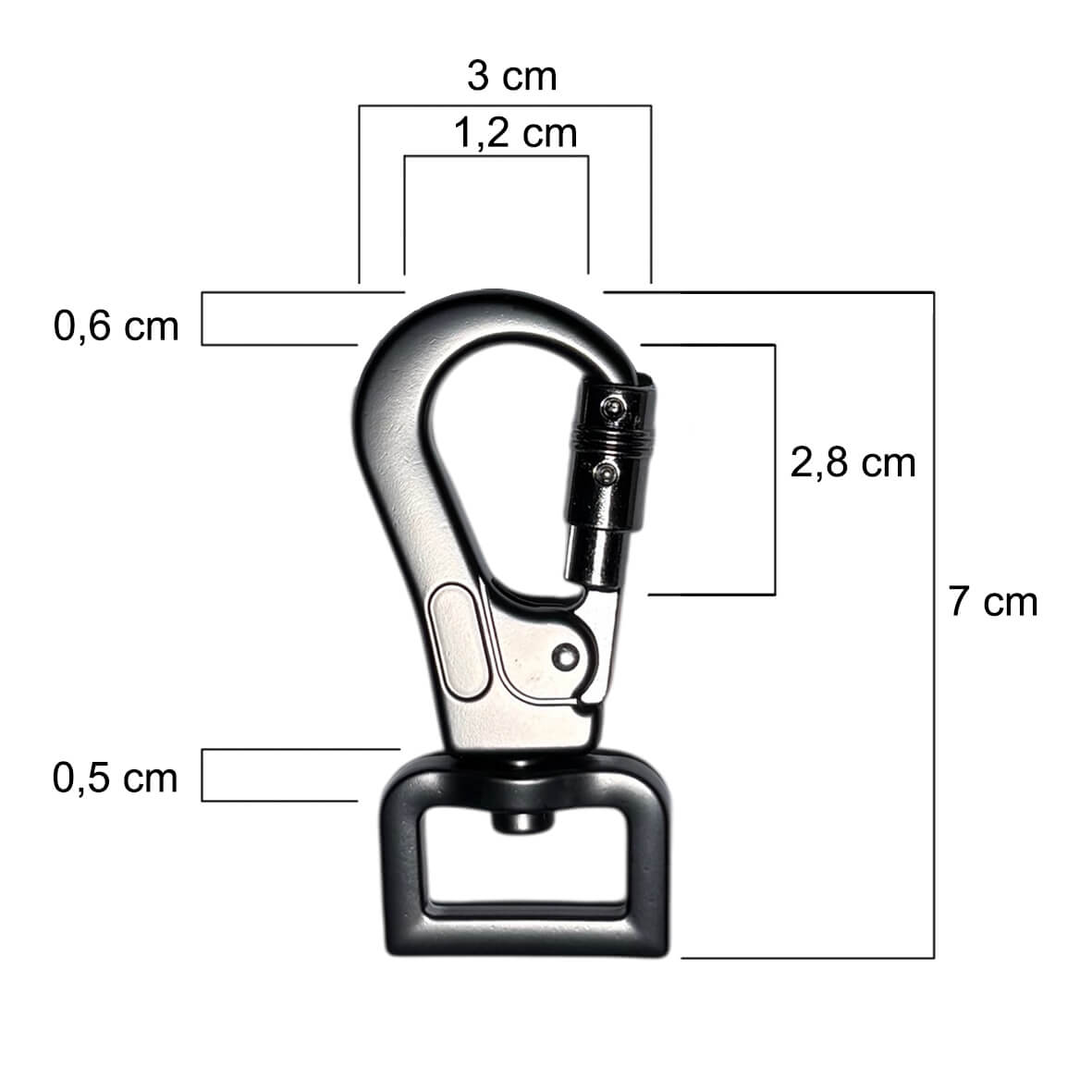 LOCK DOG bissfeste Hundeleine mit Karabiner