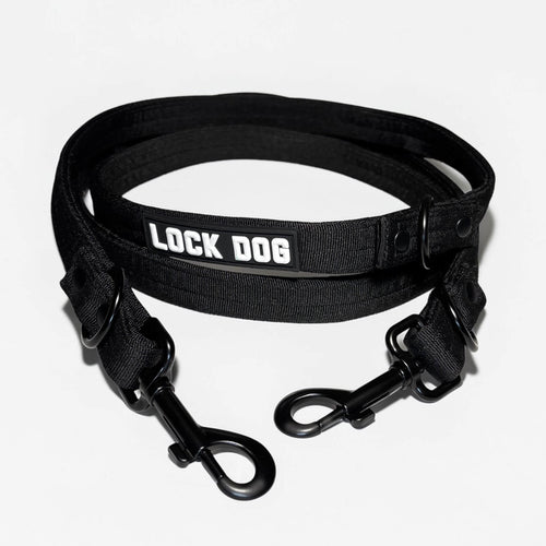 LOCK DOG bissfeste Hundeleine mit karabiner