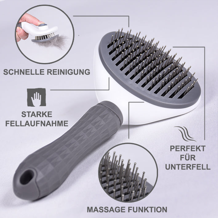 <tc>self-cleaning brush for dogs and cats - long fur</tc>